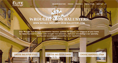 Desktop Screenshot of install-wrought-iron-balusters.com